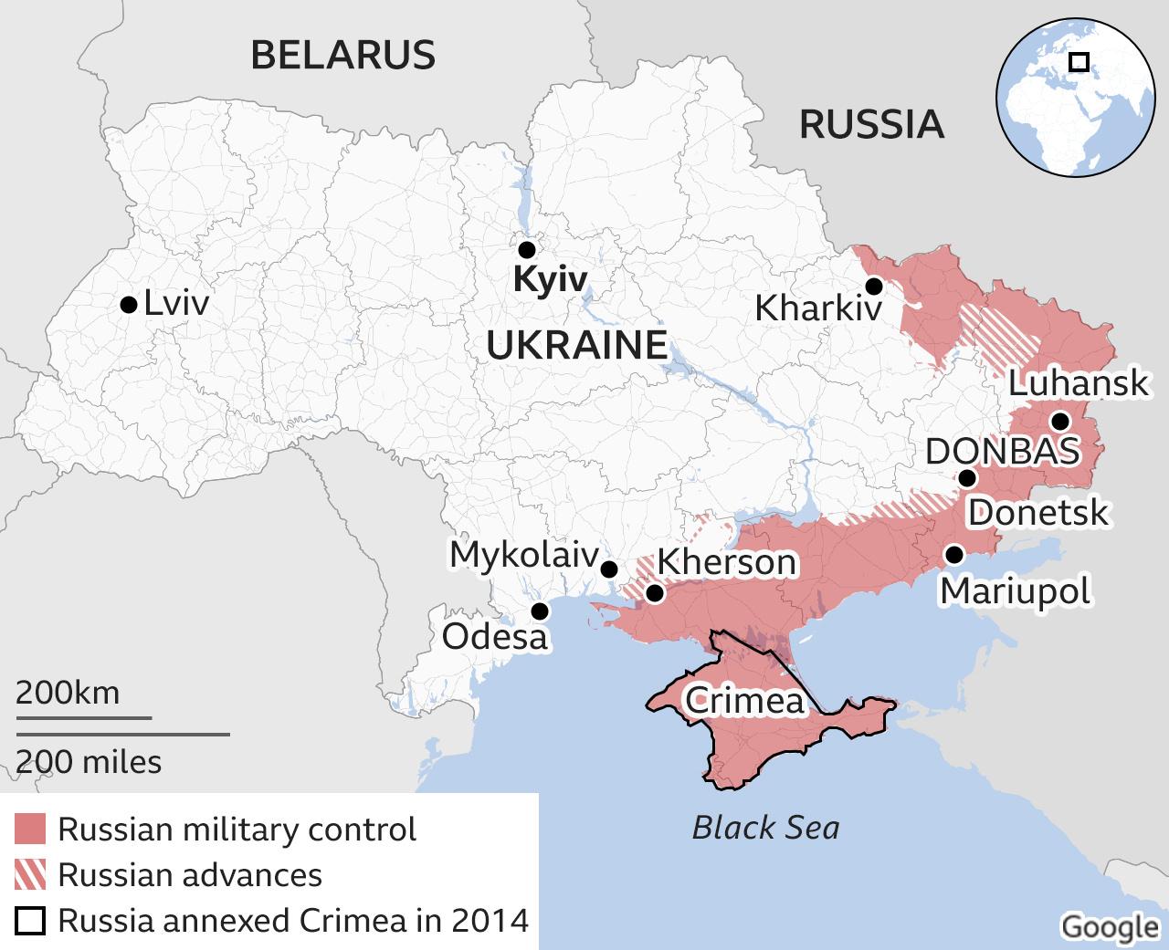 Ukrayna'daki Rus işgalinde son durum haritası