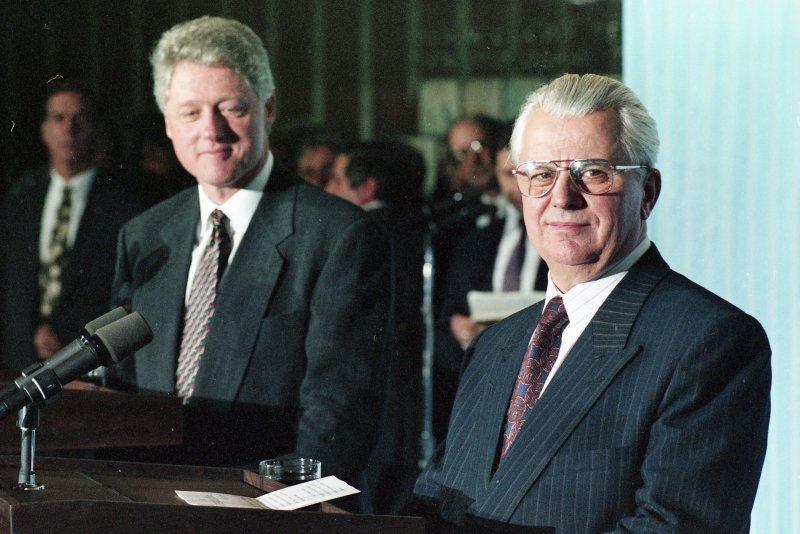 Bill Clinton ve Leonid Kravchuk