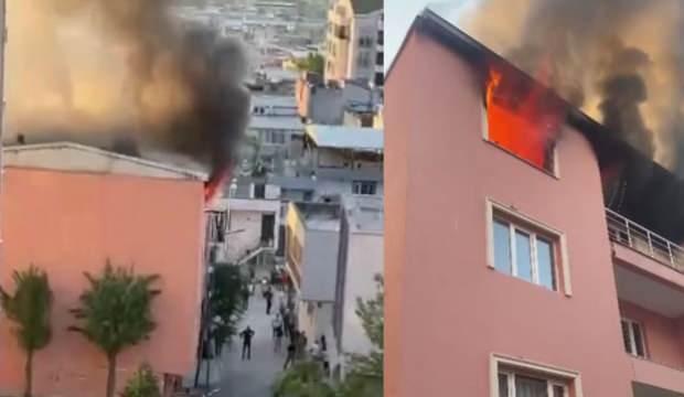 Bursa’da cinnet geçirdi, evini ateşe verdi