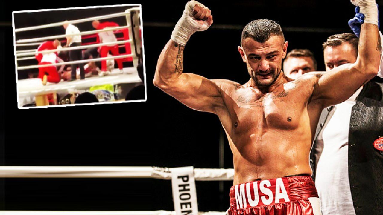 İşte Türk boksör Musa Askan Yamak'ın ölüm anı!