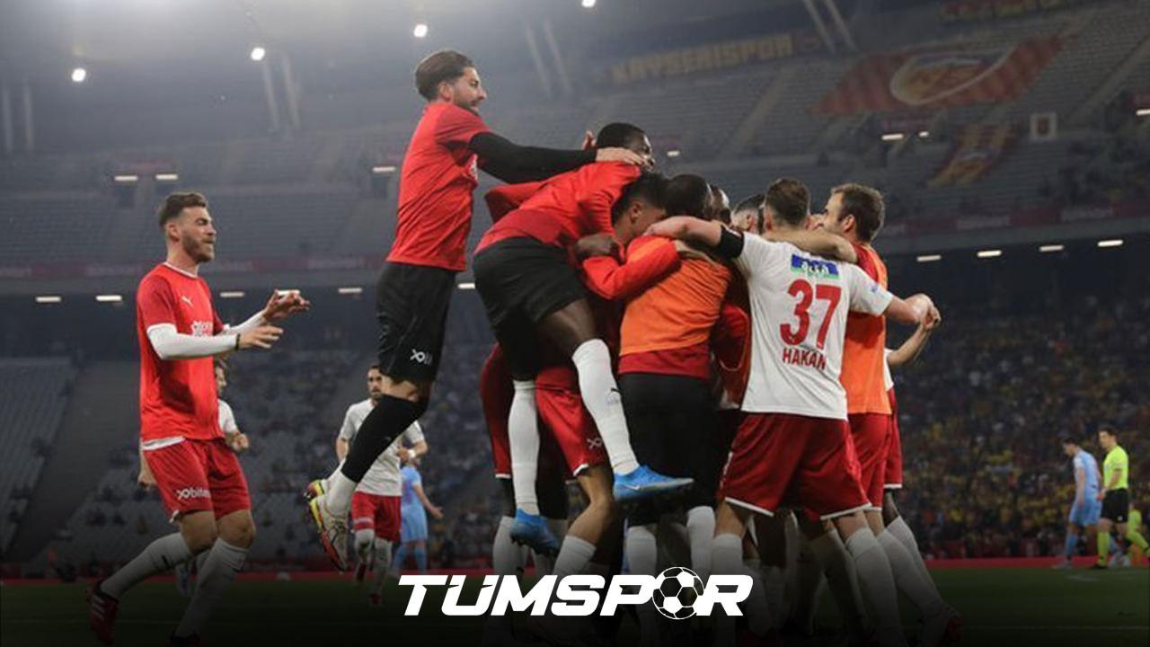 Sivasspor'un gol sevinci