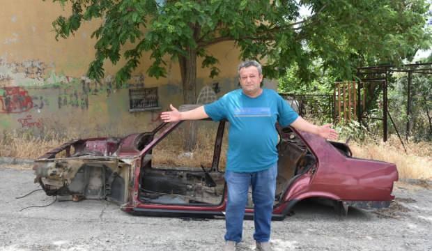 İzmir’de çalınan otomobilini buldu, 'Keşke böyle görmeseydim' dedi