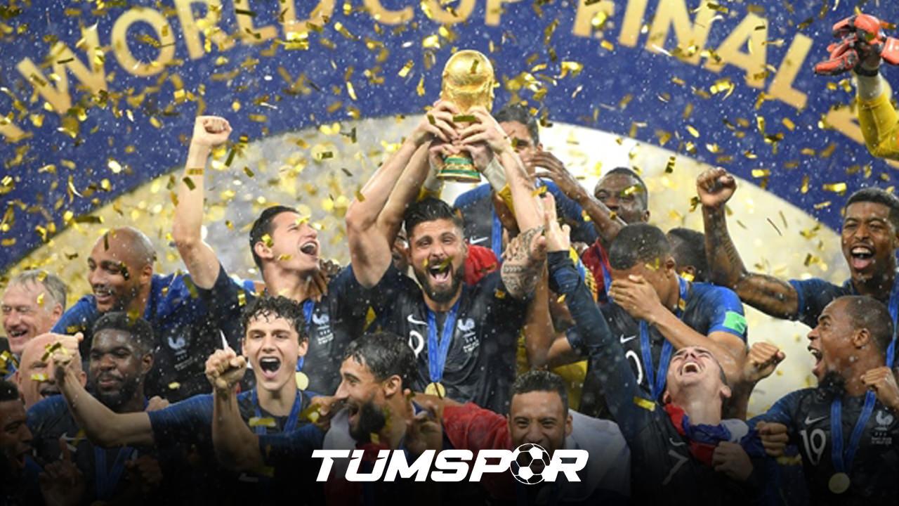 2018 Dünya Kupası şampiyonu Fransa Milli Takımı