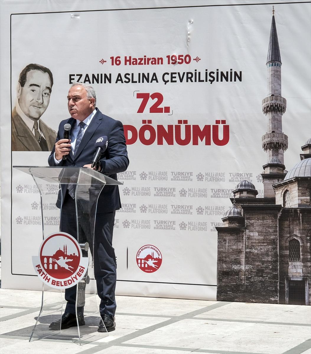 Fatih Belediye Başkanı Mehmet Ergün Turan