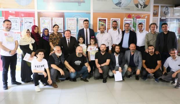 Türkiye'nin ilk ve tek olan Çizgi Roman Okulu’ndan Eyüpsultan'da sergi