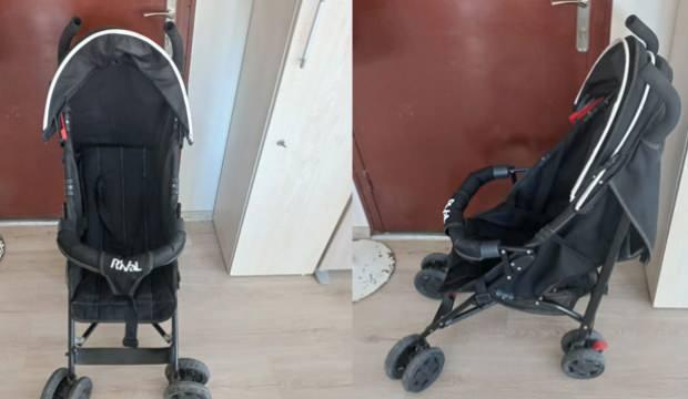 Konya’da bebek arabasını çalarken güvenlik kamerasına yakalandı