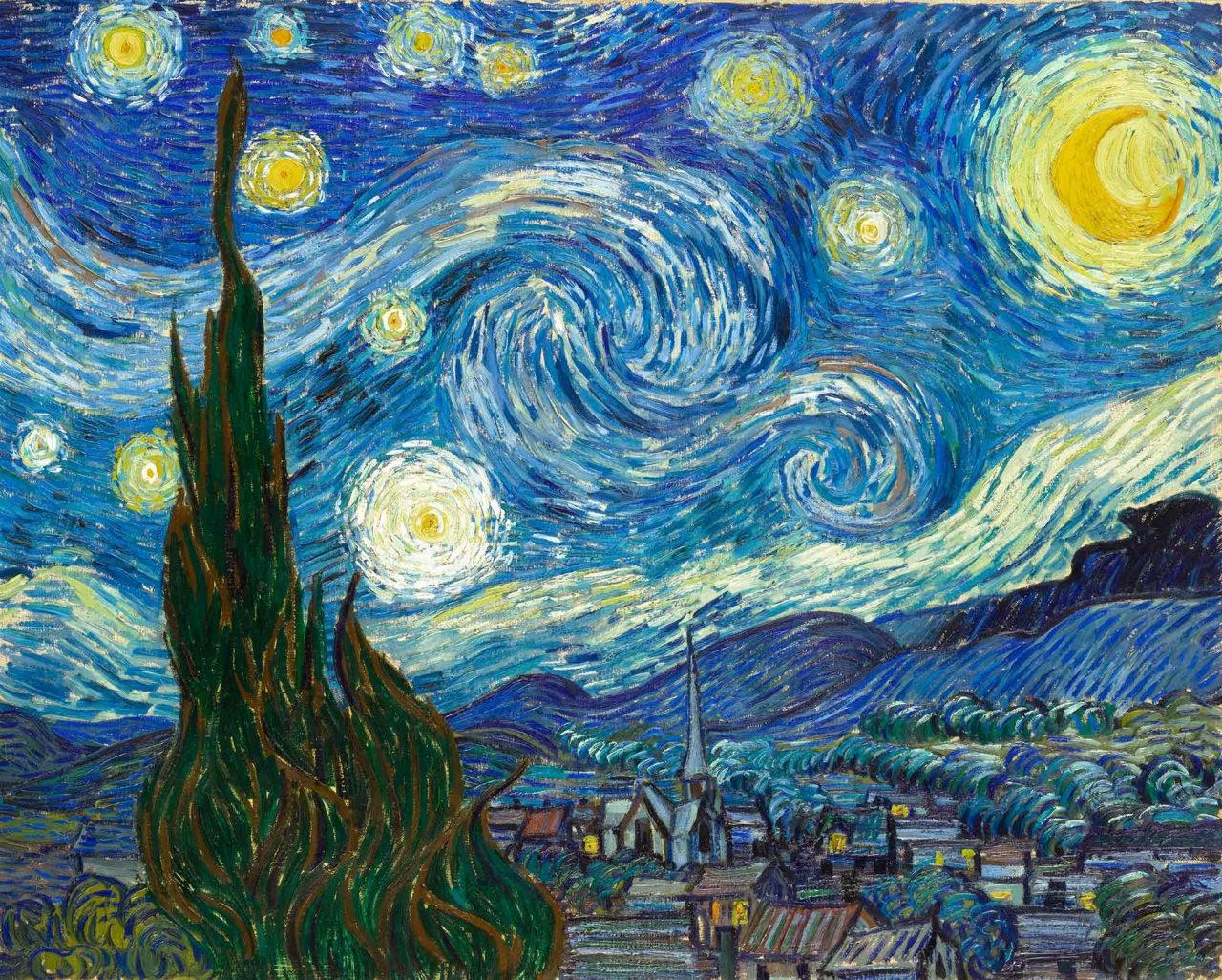 Van Gogh - Yıldızlı Gece