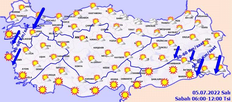 Bölgesel Hava Durumu Haritası