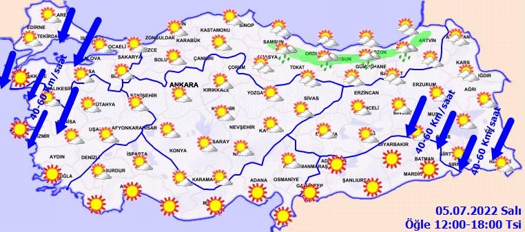 Bölgesel Hava Durumu Haritası