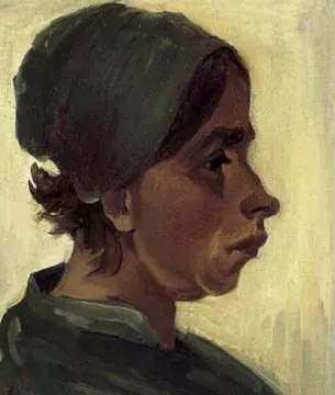 Van Gogh'un 'Köylü Kadın Başı' eseri