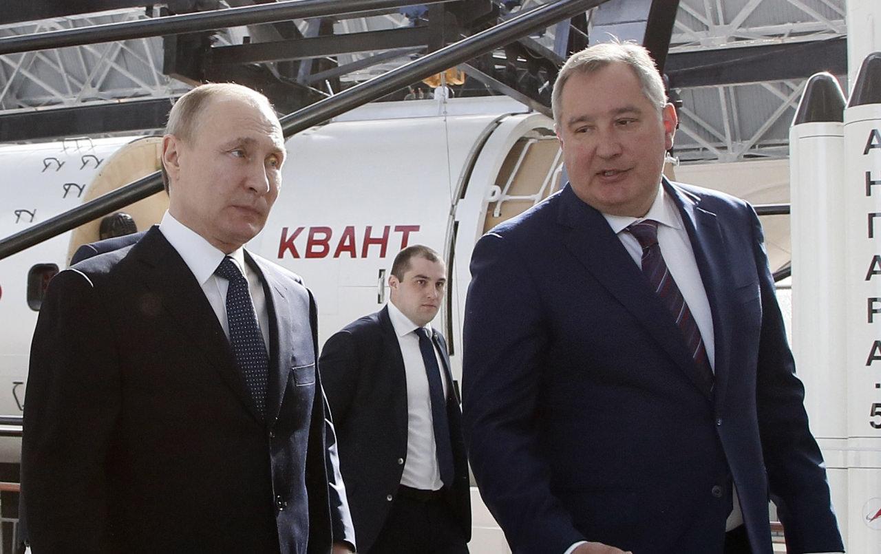 Vladimir Putin ile Dmitriy Rogozin