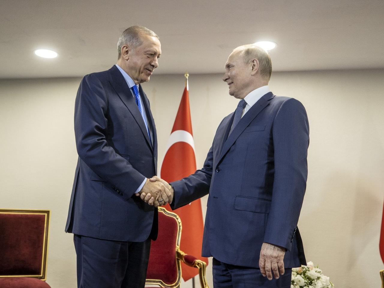 Cumhurbaşkanı Erdoğan ve Rusya Devlet Başkanı Putin Tahran’da bir araya geldi