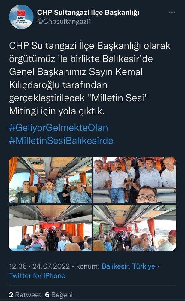 CHP'nin 'taşımalı' mitingi: İstanbul'dan otobüs kaldırdılar, sosyal medyadan kendilerini ifşaladılar
