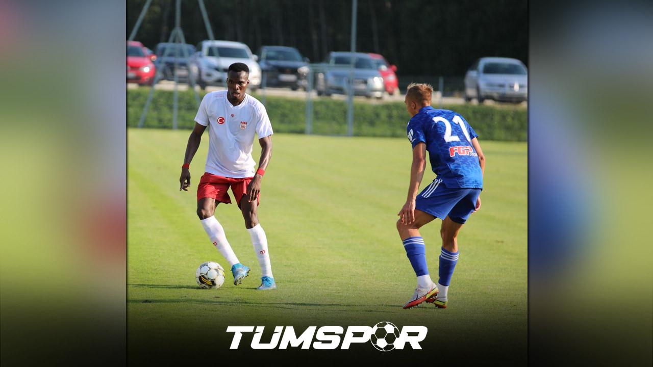 Sivasspor Sigma Olomouc maçından bir fotoğraf