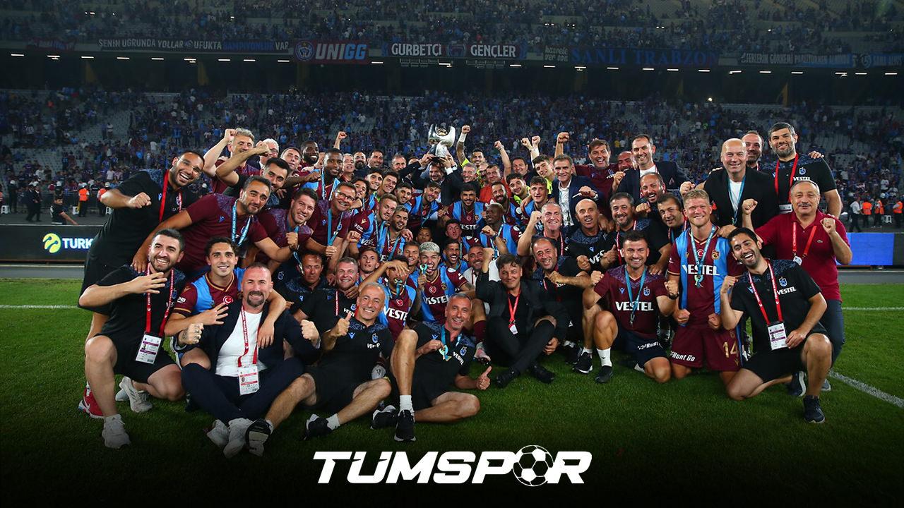 Trabzonspor'un Süper Kupa seremonisi