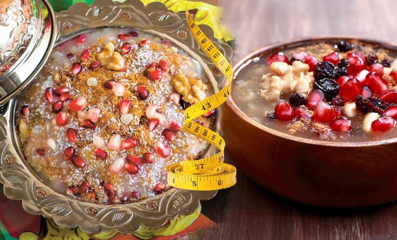 En pratik ve lezzetli şekersiz aşure tarifi! 1 kase aşure kaç kalori? Evde aşure yapımı