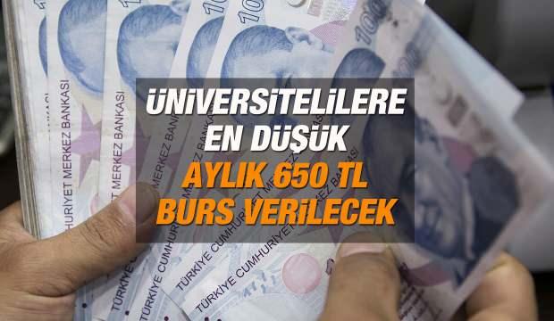 Lisans ve ön lisans eğitimi alacaklara geri ödemesiz burs imkanı! 9 ay boyunca en az 650 TL…