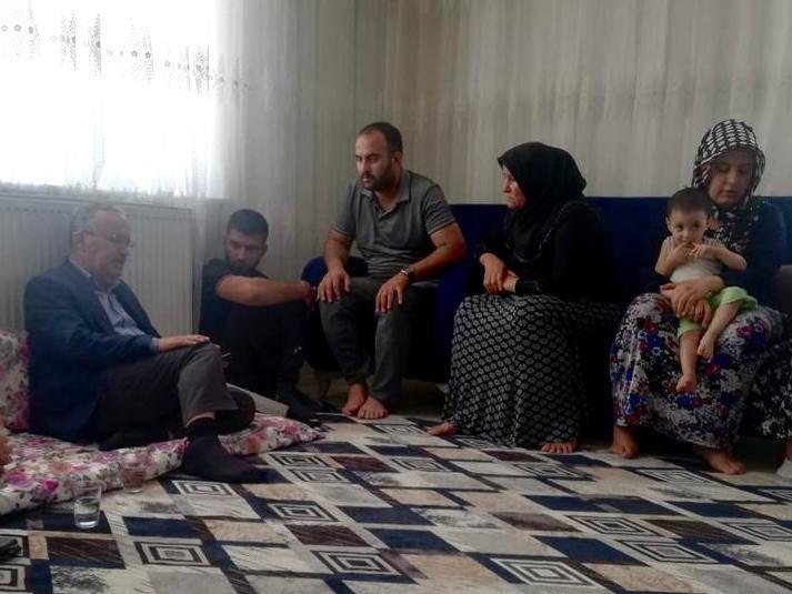 15 Temmuz Gazisi Mehmet Alpaslan’ın Gaziantep’te yaşayan ailesine ziyaret