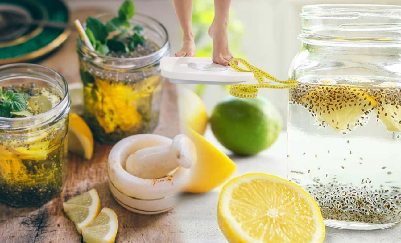Kilo verdiren Chia ve Limonlu detoks tarifi! Chia ve limon kilo verdirir mi?