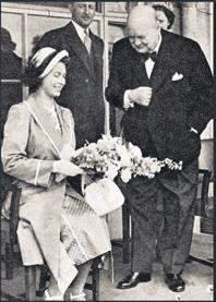 Kraliçe Elizabeth Winston Churchill, 1952