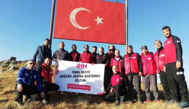 İHH’dan Erzurum’da arama kurtarma eğitimi