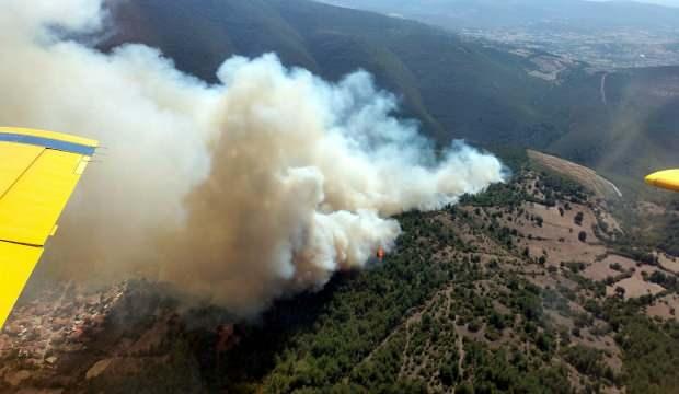 Balıkesir’de orman yangını! Yangına havadan ve karadan müdahale ediliyor