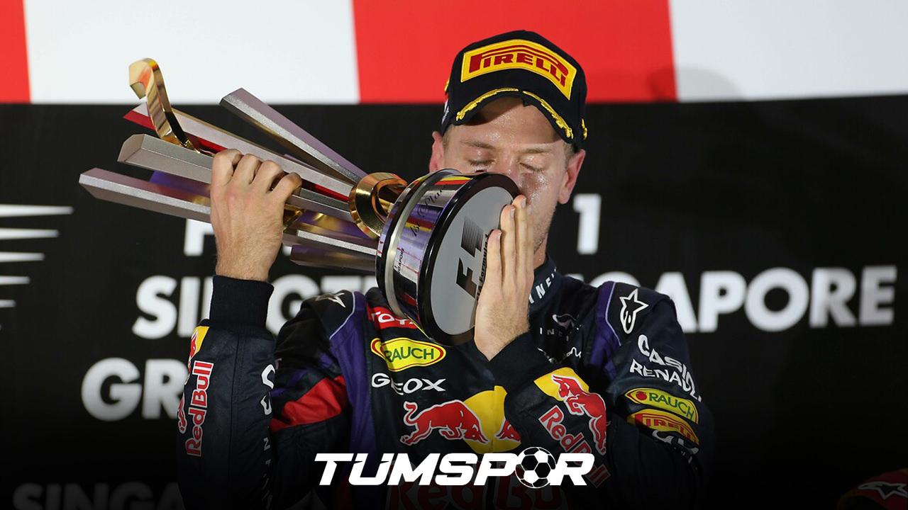 Sebastian Vettel'in Singapur zaferi