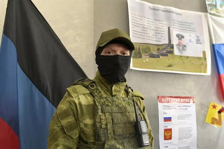 Referandumda görevli Rus ayrılıkçısı asker