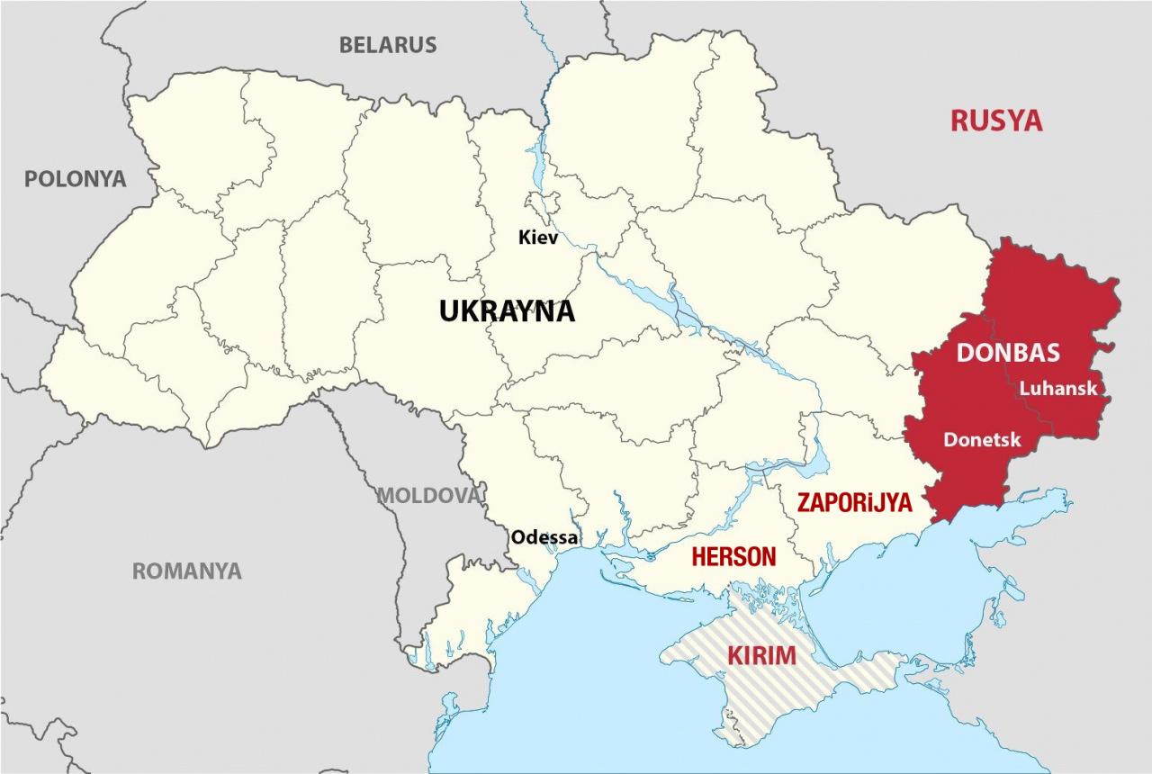 Donetsk, Luhansk, Herson ve Zaporijya'da referandum yapılacak