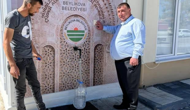 Beylikova'da bedava su dönemi! Vatandaşlar içme suyuna artık para ödemiyor