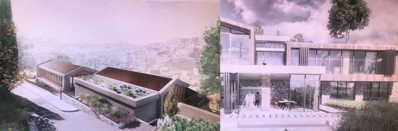 İBB'nin mezarların üzerine inşa etmek istediği sosyal tesis projesinin görüntüleri