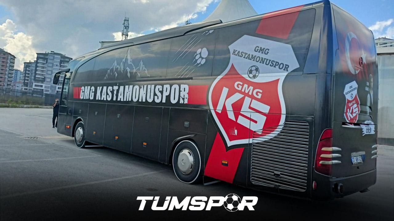 Kastamonuspor'un takım otobüsü
