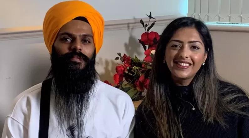 Vik ve Sarina Kaur Dosanjh