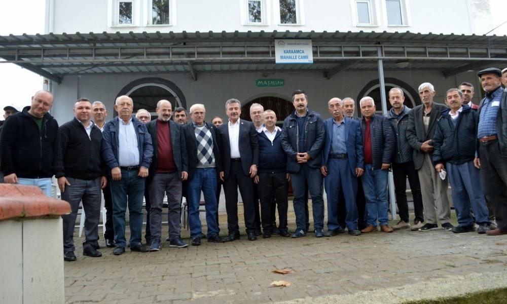 Bursa'da şehitlerin anısına mevlit okutan Karaamca köyü sakinleri