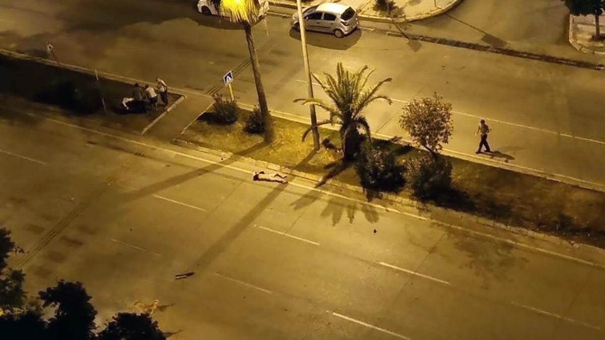 Adana'da alkollü sürücünün skutere çarptığı olay yeri