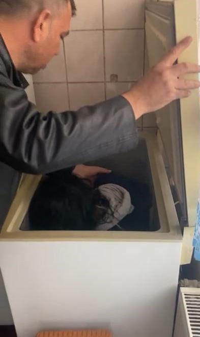 Kayseri'de 4 farklı suçtan aranan kadın derin dondurucuda yakalandı