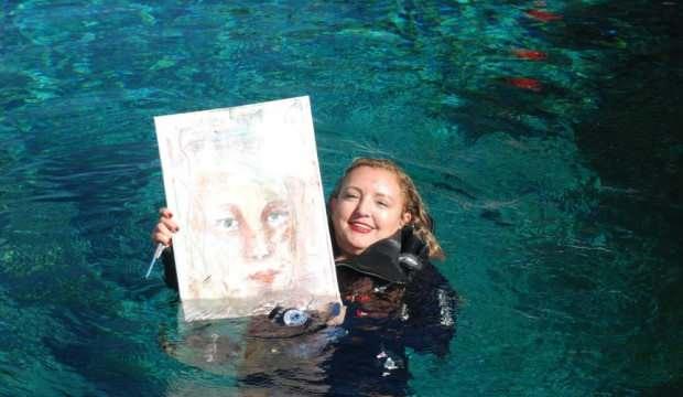 Eskişehirli hemşire su altında yaptıklarıyla dünyada üçüncü kişi oldu