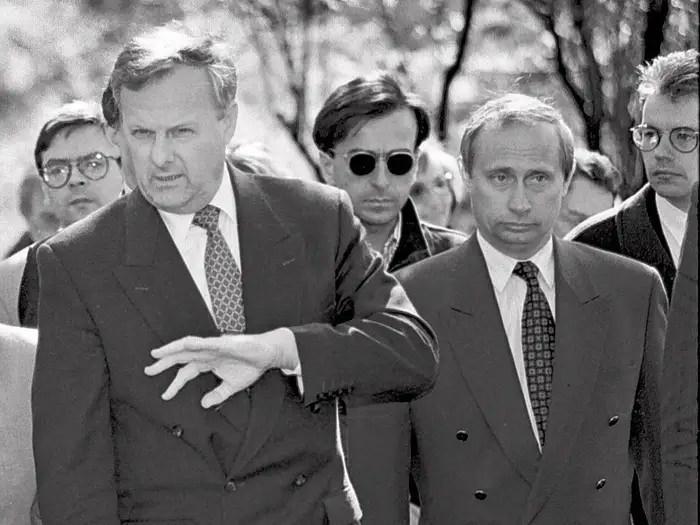 Vladimir Putin ile Anatoly Sobchack