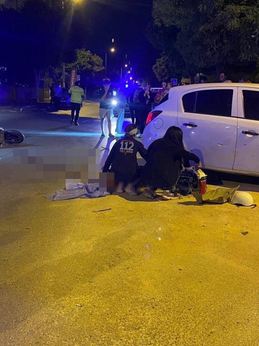 Antalya'da otomobilin çarptığı motosiklet sürücüsü genç kız Hatice Erdem