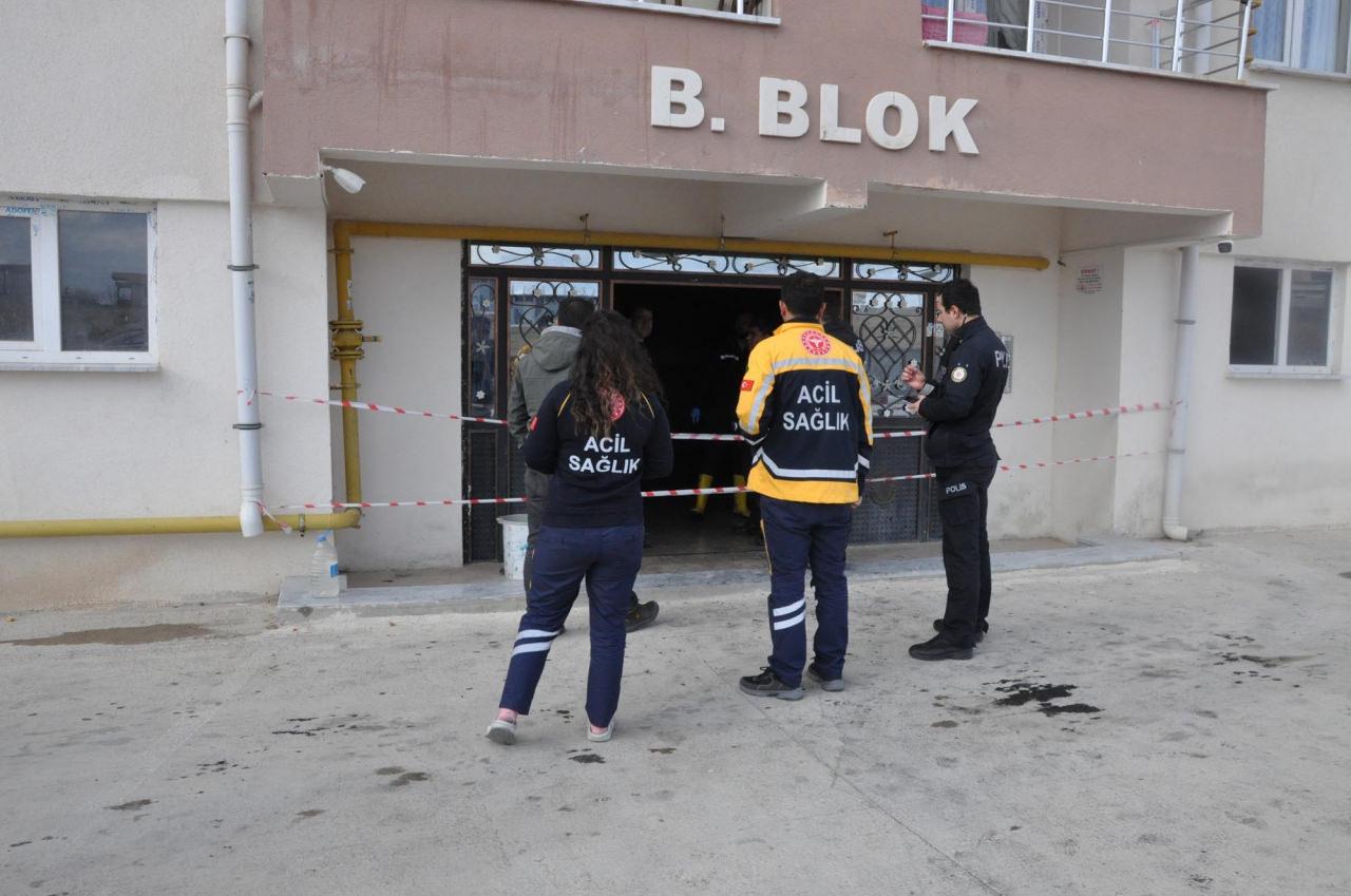 Yozgat'ta site apartmanının elektrik trafosunda meydana gelen patlama
