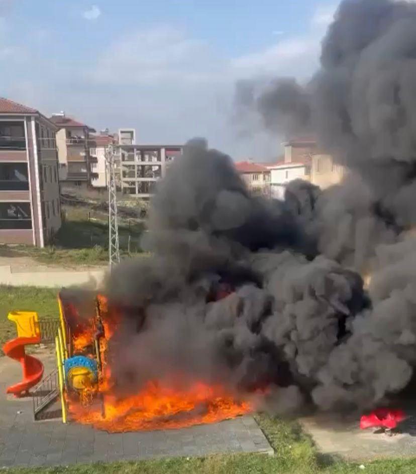 Sakarya'da çocuk parkındaki patlama