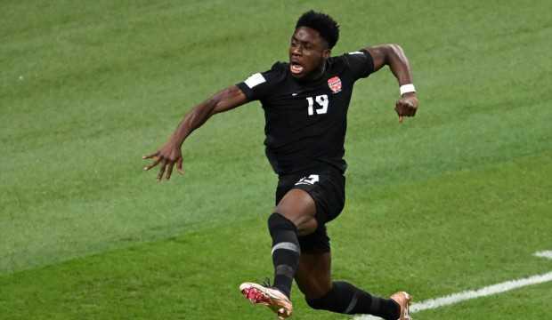 Alphonso Davies'den tarihi başarı! Kanada'nın ilk, Dünya Kupası'nın en erken golü
