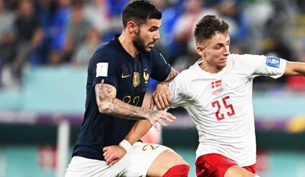 Fransa, Danimarka'yı Mbappe ile ge&ccedil;ti
