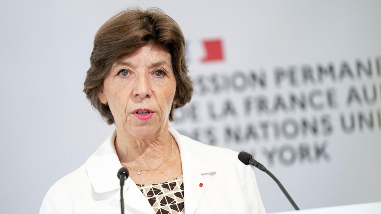 Fransa Dışişleri Bakanı Catherina Colonna