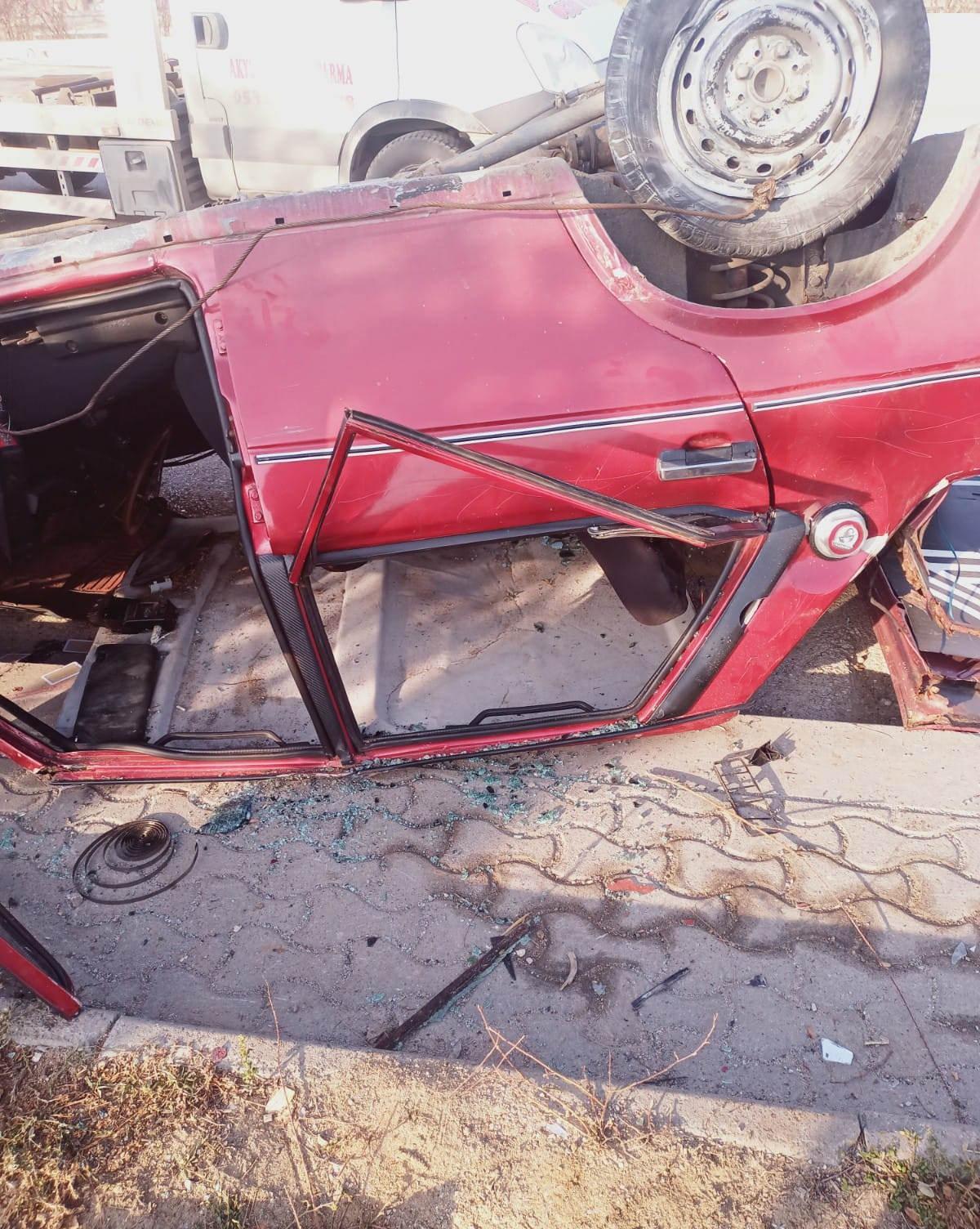 Ankara Akyurt'ta meydana gelen feci kazada 1 kişi öldü 3 kişi yaralandı