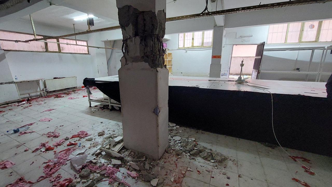 İstanbul'da kolonu patlayan bina