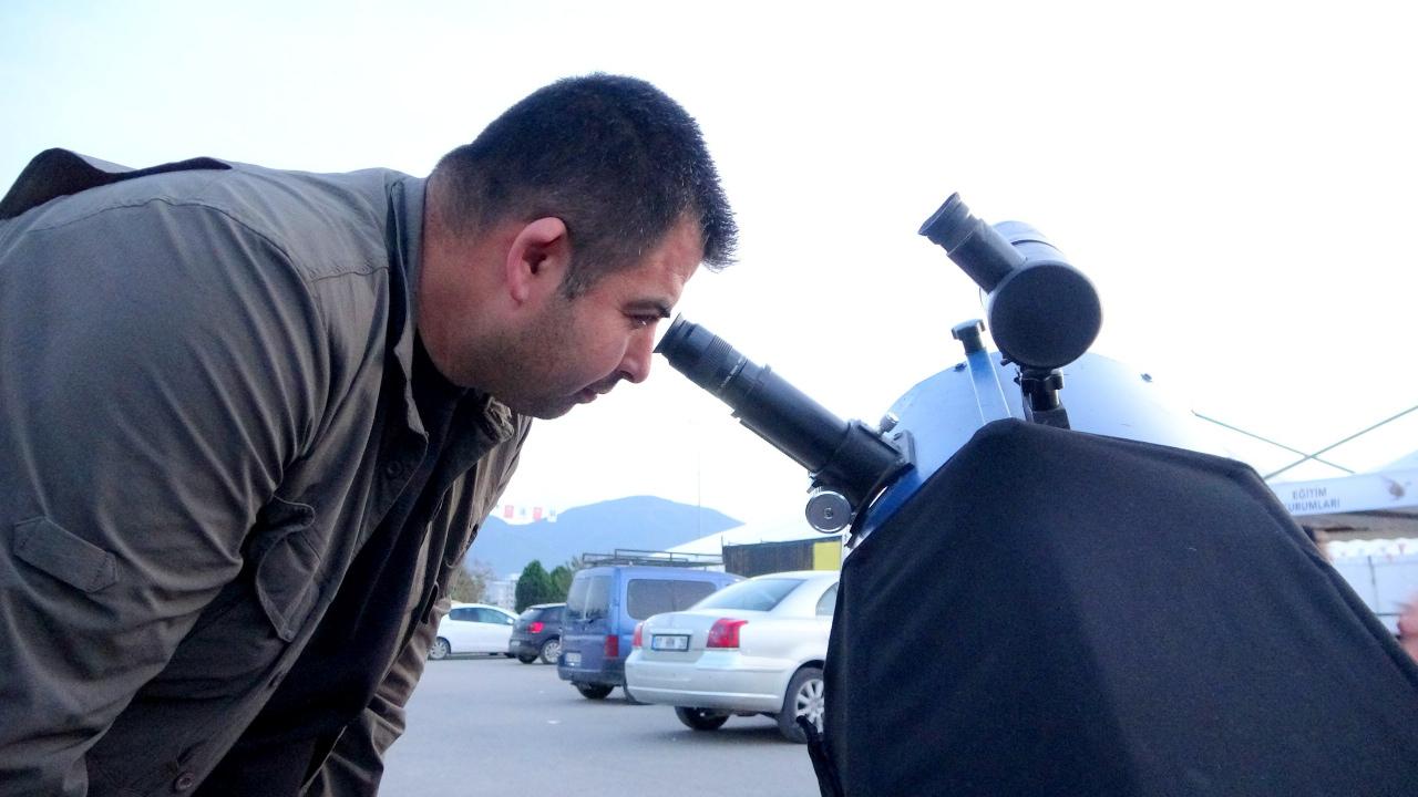 Osmaniye'de hobi olarak tasarlanan teleskop