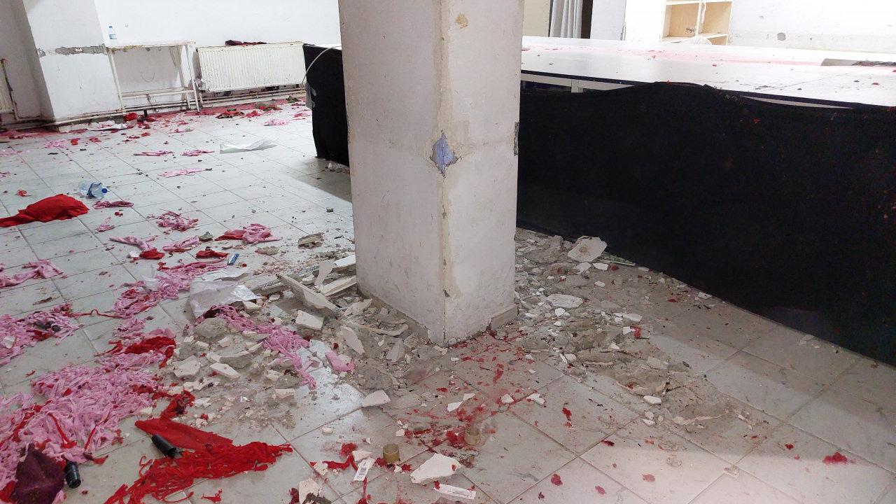 İstanbul'da kolonu patlayan bina