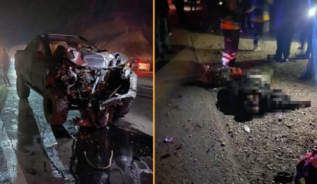 Muğla’da kamyonetin arkadan çarptığı traktör sürücüsünün feci ölümü
