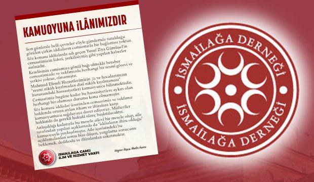İsmailağa Cemaati'nden Yusuf Ziya Gümüşel açıklaması